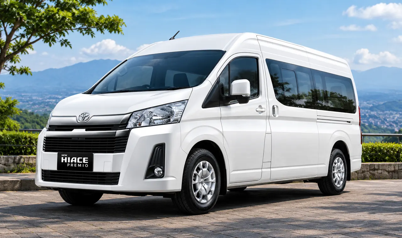 Toyota Hiace Premio Garasindo - Sewa Hiace Bandung